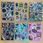 پک استیکر ضد آب